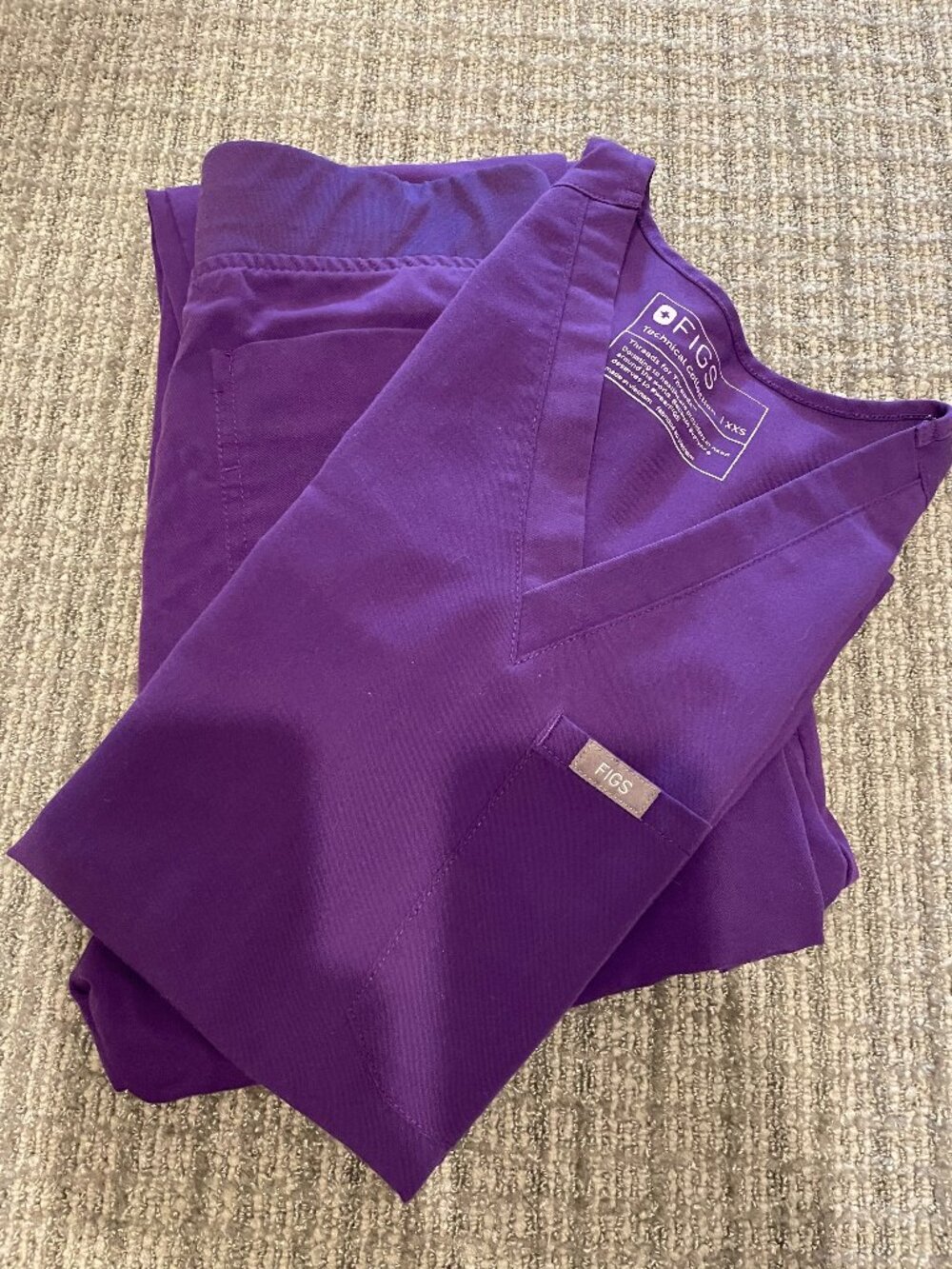 Figs Scrub Set - Purple